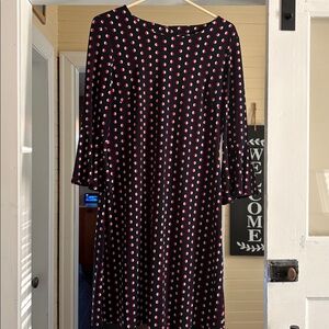 Tommy Hilfiger Navy  and Red Polka Dot dress